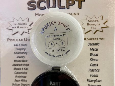 Apoxie Sculpt 2 Part Modeling Compound A & B 1 4 Pound and 1-Pound New Colors Available Fashion