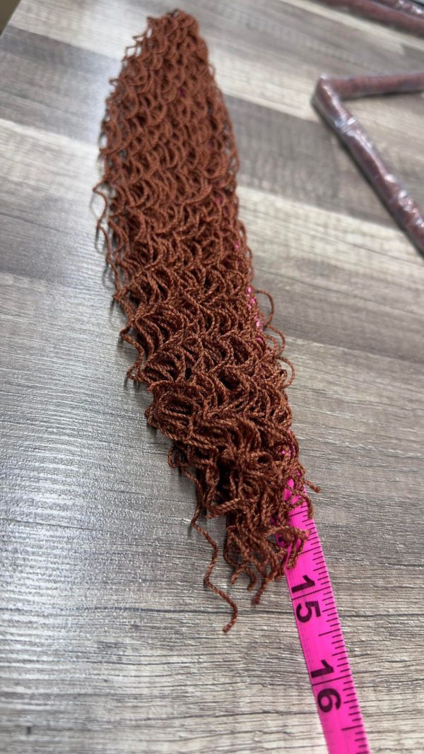 DG Nylon Curly Mermaid Twist Braid RBH011-2 10mm 1oz 28g 36in 92cm brown Doll Hair Supply