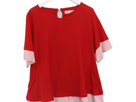 As Know As Ponpoko Short Sleeve Dress 10Y (140cm) Online Sale