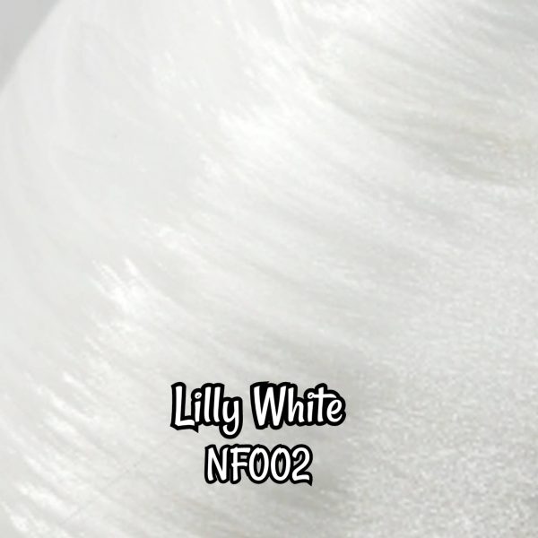 DG Nylon Lily White NF002 36 inch 1oz 28g hank Bright White Platinum Doll Hair Sale