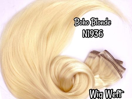 DG Nylon Wig Weft Boho Blonde N1936 30 Wx20 L Doll Hair Discount