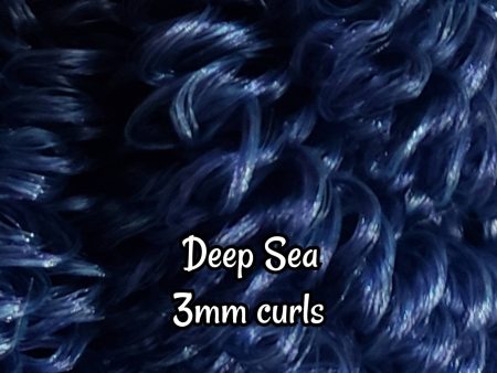 DG Curly Nylon Deep Sea NH3164 3mm 1oz 28g 36in 92cm Doll Hair For Sale