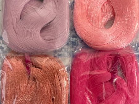 DG Nylon Artist Pack Pinks 4oz Four Color Doll Hair for Rerooting Online