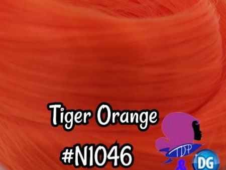 DG Straight Nylon Tiger Orange N1046 1oz 28g 36inch 92cm hank orange Doll Hair Supply