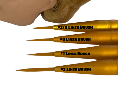 Royal Gold Artist Nylon Fine Point Liner Brush R9595 multiple sizes for Fashion Doll Faceups Online Hot Sale