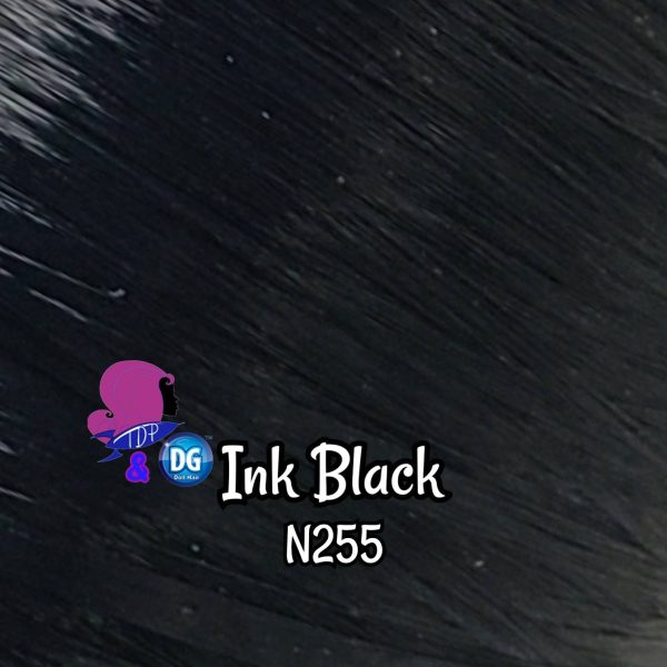 DG Straight Nylon Ink Black N255 1oz 28g 36inch 92cm black Doll Hair Hot on Sale