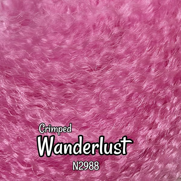 DG Nylon Crimped Wanderlust N2988 1oz 28g 36inch 92cm pink Doll Hair Online now