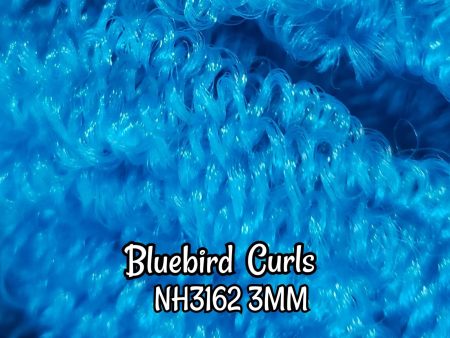 DG Curly Nylon Bluebird NH3162 3mm 1oz 28g 36in 92cm Doll Hair Online Sale