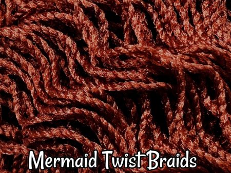 DG Nylon Curly Mermaid Twist Braid RBH011-2 10mm 1oz 28g 36in 92cm brown Doll Hair Supply