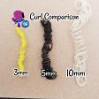 DG Curly Nylon Citrus Rose N2413A 20mm 1oz 28g 36in 92cm Doll Hair Online now