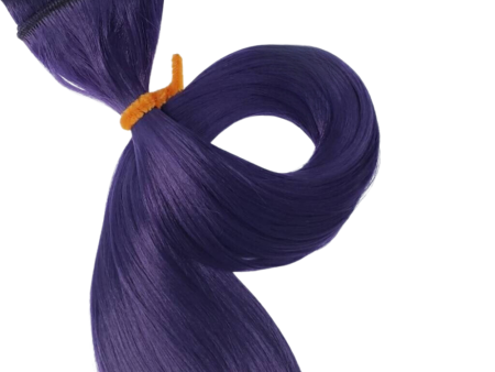 DG Nylon Wig Weft Nylon Cosmos N2135D Dark Violet Purple 30 Wx20 L Doll Hair For Sale