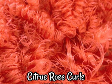 DG Curly Nylon Citrus Rose N2413A 20mm 1oz 28g 36in 92cm Doll Hair Online now