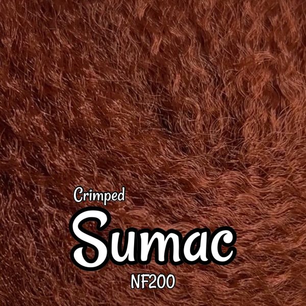 DG Nylon Crimped Sumac NF200 1oz 28g 36inch 92cm brown Doll Hair Supply