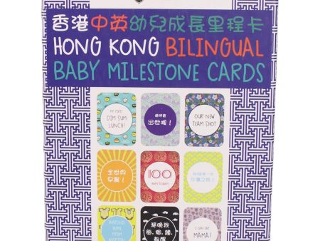 The Lion Rock Press Hong Kong Bilingual Baby Milestone Cards O S Supply