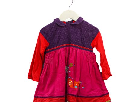 Catimini Long Sleeve Dress 2T For Discount