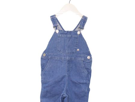 Bonpoint Denim Overall Short 2T Online Hot Sale