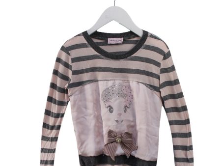 Monnalisa Long Sleeve Top 4T For Discount