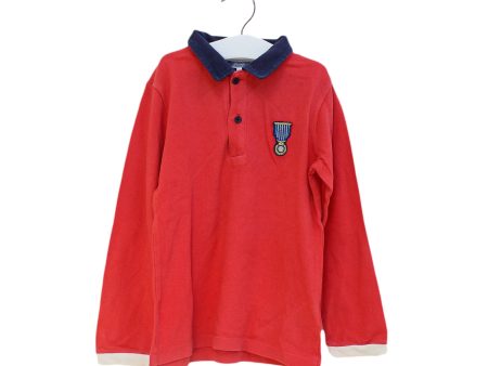 Jacadi Long Sleeve Polo 6T Discount