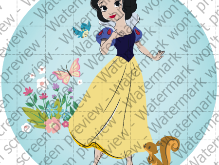 Snow White Edible Cake Topper Image Hot on Sale