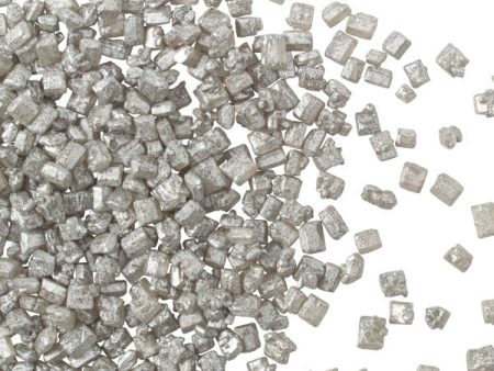 Silver Shimmer Rocks Sugar Candy Decorations Supply