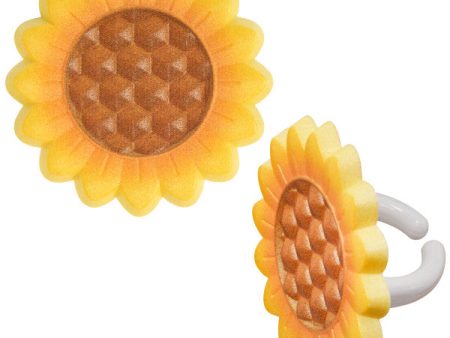 Sunflower Cupcake Rings Hot on Sale