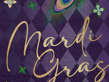 Mardi Gras Masquerade Luncheon Napkins, 16ct For Discount