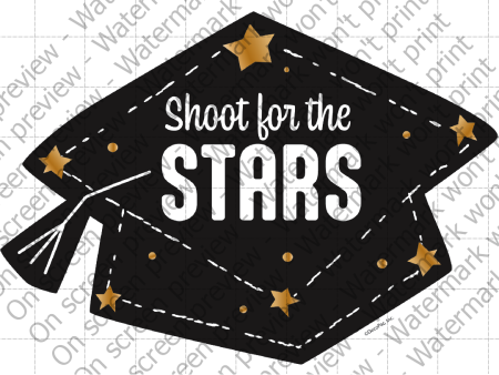 Shoot for the Stars Edible Cake Topper Image For Cheap