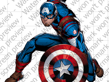 Marvel s Captain America Edible Cake Topper Image Online Hot Sale