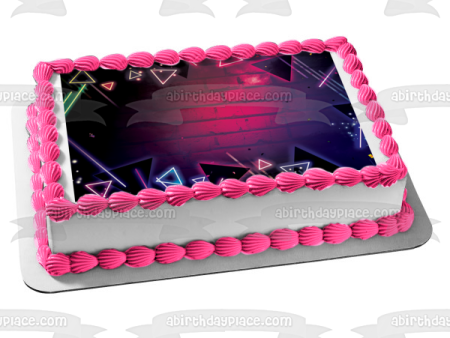 Glow Party Edible Cake Topper Image ABPID57751 For Discount