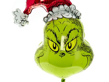 Grinch Stole Christmas 14  Shaped Foil Balloon, 1ct Discount