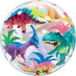 Colorful Dinosaurs 22  Bubble Balloon, 1ct Discount