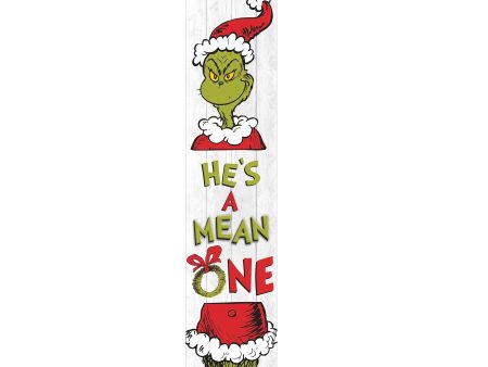 Grinch Large Wood Plank Sign, 1ct Online Hot Sale