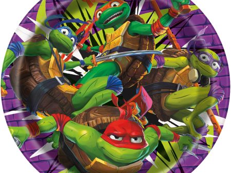 Teenage Mutant Ninja Turtles Mutant Mayhem 9  Plates, 8ct Sale