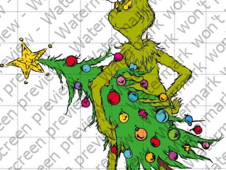 How the Grinch Stole Christmas Edible Cake Topper Image Sale