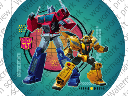 Transformers We Unite Edible Cake Topper Image Online Hot Sale